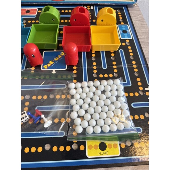 Vintage 1980 Milton Bradley Pac-Man Board Game - Complete CIB Pac Man Arcade - Picture 3 of 13